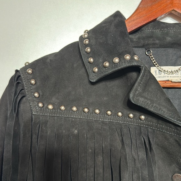 Idyllwild Leather and Studs Fringe Jacket - Picture 10 of 17